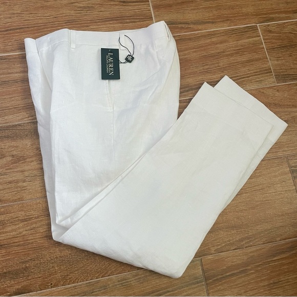 NWT Lauren. Ralph Lauren linen pants - Picture 1 of 10